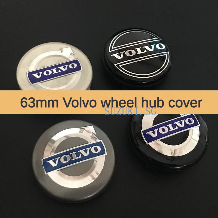 ฝาครอบดุมล้อรถยนต์ 63 มม. สําหรับ Volvo S60 S90 XC40 XC60 V90 S40 S80L