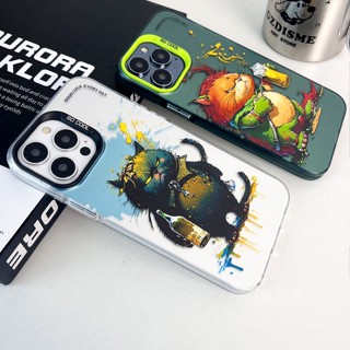 🔥 เคสไอโฟน14การ์ตูน Apple iPhone 11 แมว เคสแข็งกล้องรูใหญ่แบบนิ่มกันกระแทก สำหรับ เคส Apple IPhone 12 เคสไอโฟน11 11 13 14 14 Pro Max เคสi11 Case