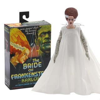 Neca ฟิกเกอร์ Monster Ultimate Bride of Frankenstein แบบสากล (สี)