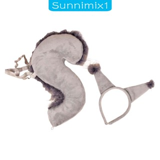 [Sunnimix1] ที่คาดผมคอสเพลย์ รูปหางกระรอก สําหรับปาร์ตี้ฮาโลวีน