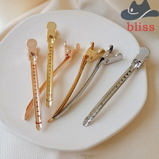 BLISS กิ๊บติดผมมืออาชีพ สีทอง สีเงิน เครื่องประดับตัดผม ปิ่นปักผม DIY