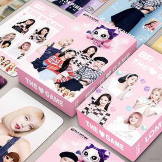 โปสการ์ดรูปภาพ Blackpink BPTG THE GAME HD LOMO card LISA JISOO JENNIE ROSE จํานวน 55 ชิ้น ต่อชุด