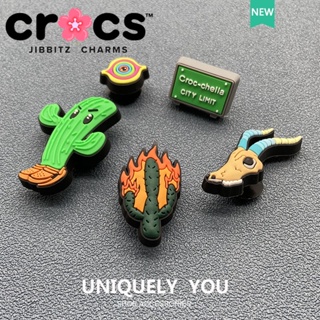 Jibbitz Crocs charms หัวเข็มขัด รูปการ์ตูนสัตว์ ดอกไม้ สําหรับตกแต่งรองเท้า Crocs 2023