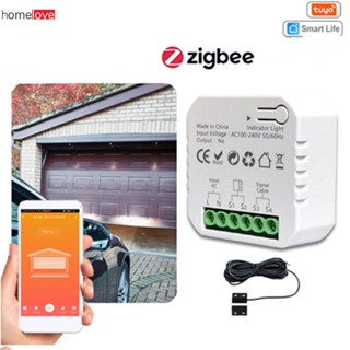 Tuya ZigBee Smart DIY Switch Module ประตูโรงรถ Rolling Shutter Door Open/Close Controller APP Remote Control with Zigbee Gateway homelove