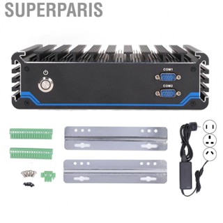 Superparis Mini Fanless Industrial  4 Way POE Port PC