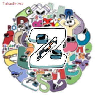 (Takashitree) สติกเกอร์ตัวอักษรภาษาอังกฤษ A-Z เพื่อการศึกษา สําหรับเด็ก 50 ชิ้น