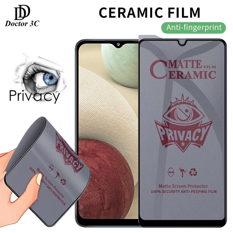 ความเป็นส่วนตัว ฟิล์มเซรามิกใส แบบนิ่ม กันรอยหน้าจอ สำหรับ Samsung ss Galaxy S24 S23 FE A11 A21s A31 A51 A71 M14 M11 M51 A50 A50s A20 A20s A10 A10s A30 A30s 4G 5G 2024