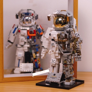 [Spot] Jiaqi astronauts compatible Lego aerospace puzzle assembled building blocks childrens toys wandering around the Earth gift