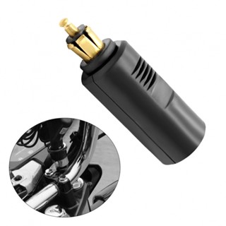 [SIP-ISHOWMAL-TH]Adapter ABS/copper Black Converter EU PLUG For Motorcycle 12-24V 120W 20A-New In 8-