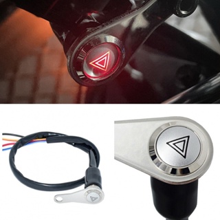 ⚡SUPERSL-TH⚡Red LED Motorcycle Switch ON+OFF Handlebar Mount Push Button 12V✅Work Light⚡NEW 7