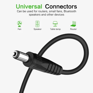 จัดส่งรวดเร็วสายไฟ Usb to DC 3.5x1.35/5.5x2.1/5.5x2.5/4.0x1.7/2.5x0.7 มม.พอร์ต DC สายชาร์จสายไฟ