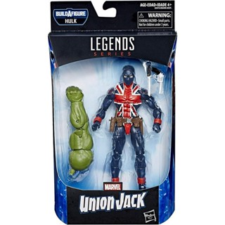 ของเล่นฟิกเกอร์ Marvel Legends series Union Jack 6 นิ้ว และฟิกเกอร์ Build-a-figurepiece e3975-figurepiece e3975 FWBL