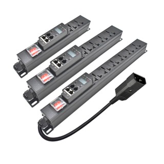 Pdu รางปลั๊กไฟอัจฉริยะ 2-10AC 2 เมตร C14