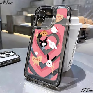 117 ใหม่ เคสโทรศัพท์มือถือ แบบนิ่ม ลายการ์ตูนซานริโอ้ สําหรับ Apple Iphone 12 8p 13 14Promax UQVF