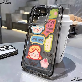 เคสโทรศัพท์มือถือ แบบนิ่ม ลายกราฟฟิตี้ BUEE สําหรับ Apple Iphone 7 8p 11 13 14Promax 12