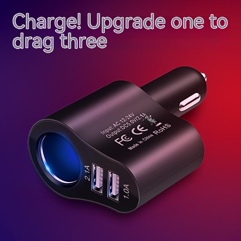 USB Chargers, FM & Bluetooth Transmitters 43 บาท ที่ชาร์จในรถยนต์ อเนกประสงค์ อุปกรณ์เสริมในรถยนต์ Three-in-One Automobiles