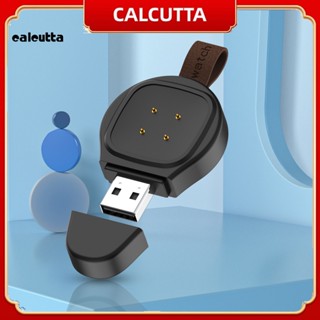 [calcutta] แท่นชาร์จสมาร์ทวอทช์ไร้สาย USB ขนาดเล็ก แบบพกพา ชาร์จเร็ว สําหรับ Fitbit Versa3 Sense