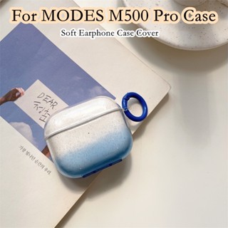 【Trend Front】เคสหูฟัง แบบนิ่ม ไล่โทนสีฟ้า สําหรับ MODES M500 Pro MODES M500 Pro