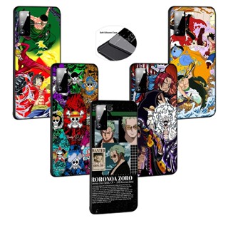 เคสโทรศัพท์มือถือนิ่ม ลายการ์ตูนอนิเมะ one piece สําหรับ Samsung Galaxy A9 A8 A7 A6 A8+ A6+ Plus 2018 Quantum 2 M20 M30 LFW199