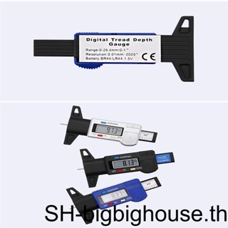 【Biho】เกจวัดความลึกยางรถยนต์ดิจิทัล แบบเปลี่ยน