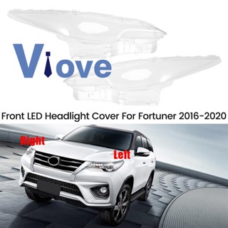 ฝาครอบไฟหน้า LED สําหรับ Toyota Fortuner 2016-2020