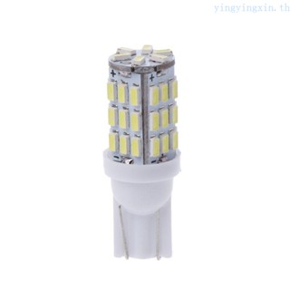 Yin หลอดไฟ LED 12V-T10-3014-42 ติดตั้งง่าย สําหรับติดป้ายทะเบียนรถยนต์ รถพ่วง