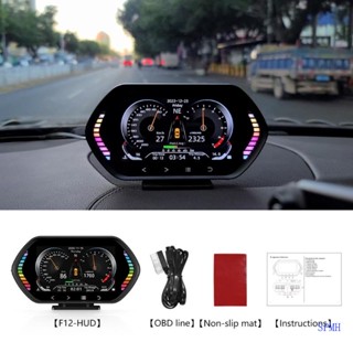 Super เครื่องวัดความเร็วน้ํามันดิจิทัล หน้าจอ Lcd HUD OBDGPS 4 5 นิ้ว สําหรับรถยนต์