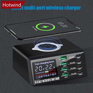 Hotwind ที่ชาร์จไร้สาย 110W PD45W QC3.0 15W ชาร์จเร็ว S9V7