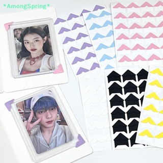 Amongspring&gt; สติกเกอร์ฉลาก สีมาการอง สําหรับตกแต่งสมุดไดอารี่ อัลบั้ม DIY 1 ชุด