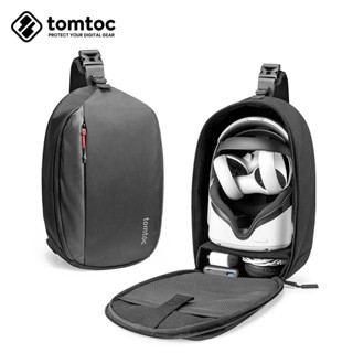 tomtoc Pico4 storage bag VR all-in-one storage bag Oculus Quest2 storage bag Pico shoulder bag storage box stone Black storage Pico4/Oculus