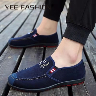 YEE Fashion  รองเท้า ผ้าใบผู้ชาย ใส่สบาย ใส่สบายๆ สินค้ามาใหม่ แฟชั่น ธรรมดา เป็นที่นิยม ทำงานรองเท้าลำลอง พิเศษ ทันสมัย ins สวยงาม D25D01Z 37Z230910