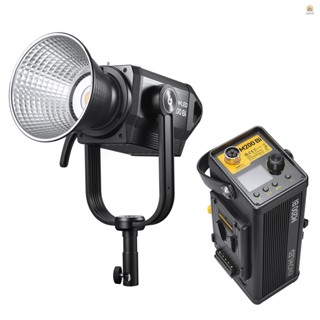 Godox M200Bi ไฟสตูดิโอ LED 230W 2800K-5600K หรี่แสงได้ 21 FX CRI96+ TLCI97+ เมาท์โบเวน รองรับแอปมือถือ 2.4G ไร้สาย