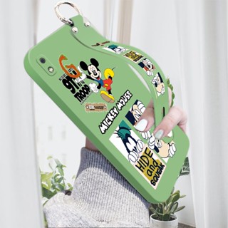 เคสโทรศัพท์ Samsung Galaxy A10 A20 A30 A30S A50 A50S A70 เคสโทรศัพท์มือถือ ซิลิโคน กันกระแทก ลายมิกกี้เมาส์ พร้อมที่ตั้งวาง และสายคล้องข้อมือ สําหรับ
