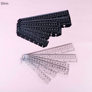 [Dhin]  A5 A6 A7 2pcs Black White Bookmark Rulers Spiral Notebook Quick Page Finder COD