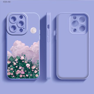 Samsung Galaxy S8 S9 S10 Plus S8+ S9+ S10+ เคสซัมซุง สำหรับ Flower Cloud เคส เคสโทรศัพท์