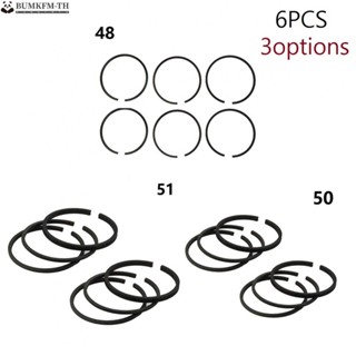 แหวนลูกสูบปั๊มลม 49 50 51 อุปกรณ์เสริม สําหรับเครื่องปั๊มลม 6 ชิ้น
