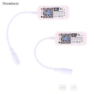 Fbth แถบไฟ LED บลูทูธ WIFI RGB RGBW Android IOS ควบคุมผ่านแอป QDD DC 12V 24V