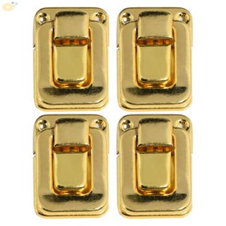 【VARSTR】Iron Antique Locks with Curved Buckle Design for Jewelry and Gift Boxes Set of 4