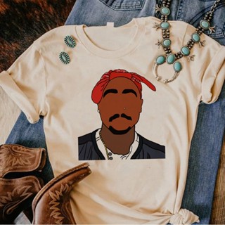 Tupac เสื้อท็อป อนิเมะ สําหรับผู้หญิง 2000s