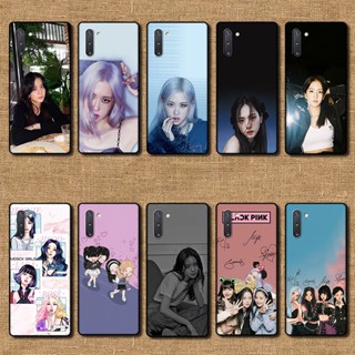 Blackpink เคสโทรศัพท์มือถือ ซิลิโคนนุ่ม ลายบูชแบล็คพิงค์ สําหรับ Samsung galaxy Note 10 Jisoo