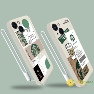 เคส TPU นิ่ม ลายกาแฟ Starbucks Totem พร้อมสายคล้อง สําหรับInfinix Smart 5 4 4C 5 Pro 3 Plus Hot 10 11 Play 10 10t 10s NFC 10i S4 9 Pro 10 Lite 11 Plus Hot 9 Play 11 11S NFC Note 8 10 Tecno Spark 5 PRO A15 A16 A5S Y12 Y20 Y15S Y21S