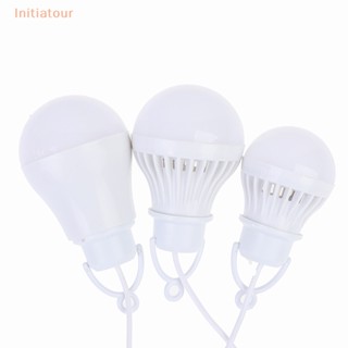 [Initiatour] หลอดไฟ LED 5V 3W-12W USB แบบพกพา สําหรับตั้งแคมป์ เดินป่า เต็นท์ ท่องเที่ยว ทํางาน