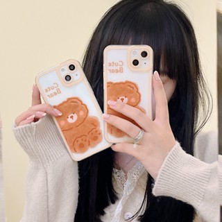 เคสโทรศัพท์มือถือแบบนิ่ม TPU ลายหมีแองเจิลอาย สําหรับ Samsung A53 A73 A33 A13 A72 A12 A32 A14 A34 A54