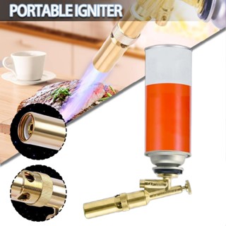 Portable Metal Flame BBQ Heating Butane Igniter Camping Welding Gas Torch