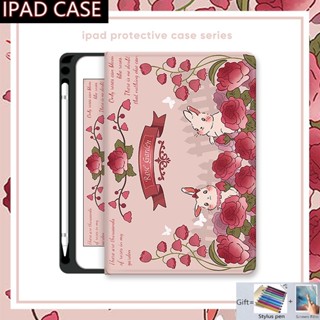 เคส แบบใส พร้อมช่องใส่ปากกา สําหรับ Apple Ipad Mini 4 5 6 Ipad 10th 9th 8th 7th 6th Air 5th 4th 3rd 2nd 1st Pro 11 10.5 9.7 10.2 10.9 นิ้ว