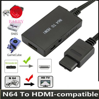 Barry สายเคเบิลแปลงสัญญาณ N64 เป็น HDMI NTSC3.58 NTSC4.43 N64 SNES ติดตั้งง่าย สําหรับ N64 GameCube SNES