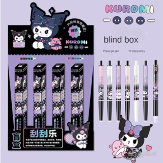 ღ Sanrio Series Neutral Pen น่ารัก Kulomi Pochacco สตรอเบอร์รี่หมีกดปากกาเขียนสำหรับของขวัญเด็กเครื่องเขียนนักเรียนอุปกรณ์การเรียน