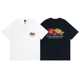 Stussy - เสื้อยืดแขนสั้น พิมพ์ลาย สไตล์คลาสสิก แฟชั่น สําหรับผู้ชาย และผู้หญิง Lyurie