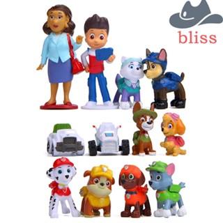 Bliss โมเดลฟิกเกอร์ PVC รูปสุนัขกู้ภัย Patrol ของเล่นสําหรับเด็ก