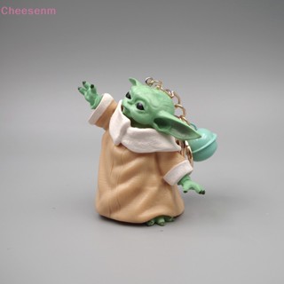 พวงกุญแจ จี้ฟิกเกอร์ การ์ตูน Disney Baby Yoda Yoda Kawaii ของเล่นสําหรับเด็ก